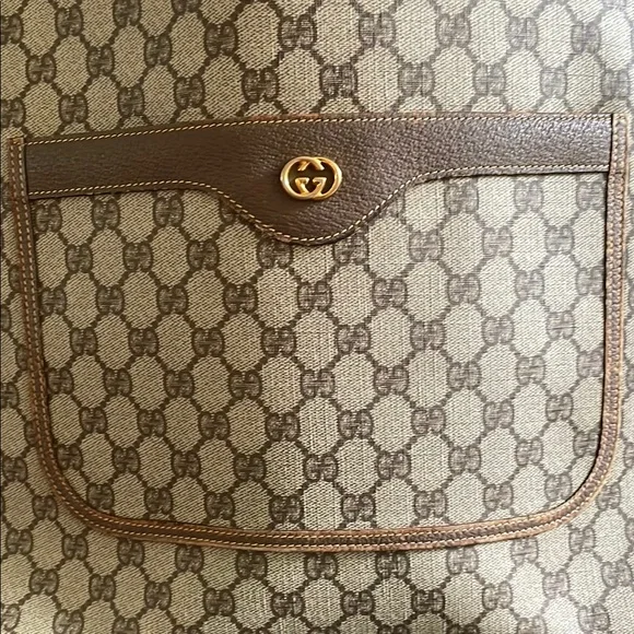 Gucci GG Coated Canvas Web Sherry Line Tote Bag - Picture 2 of 12